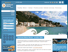 Tablet Screenshot of apartmanimimice.hr